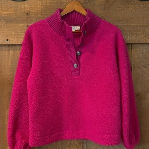 Loft hot pink fleece